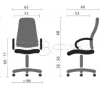 Крісло керівника Альтаїр тканина