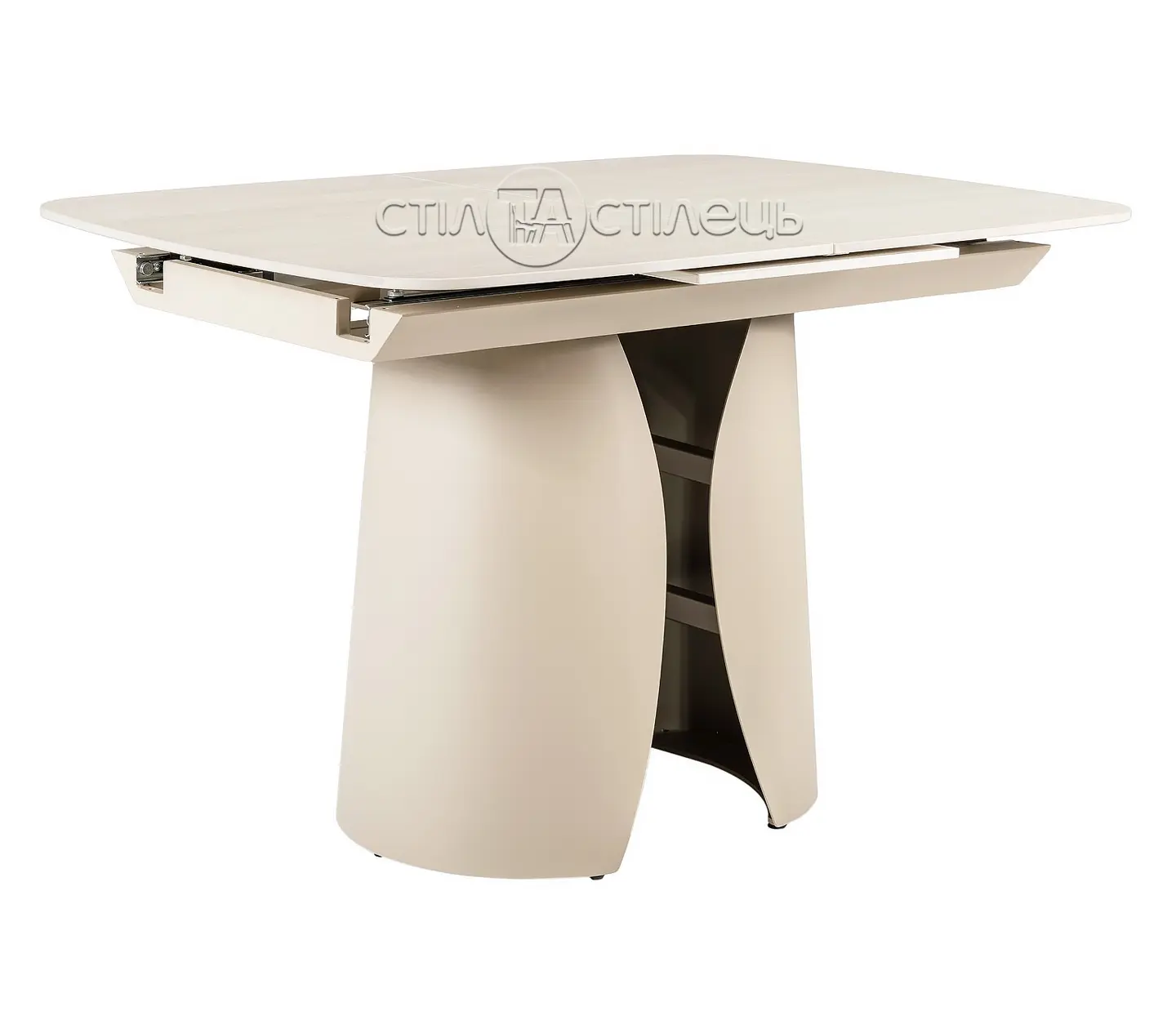 Стіл обідній керамічний Лунаріо 120(160)