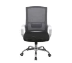 Крісло офісне Лестер білий сітка